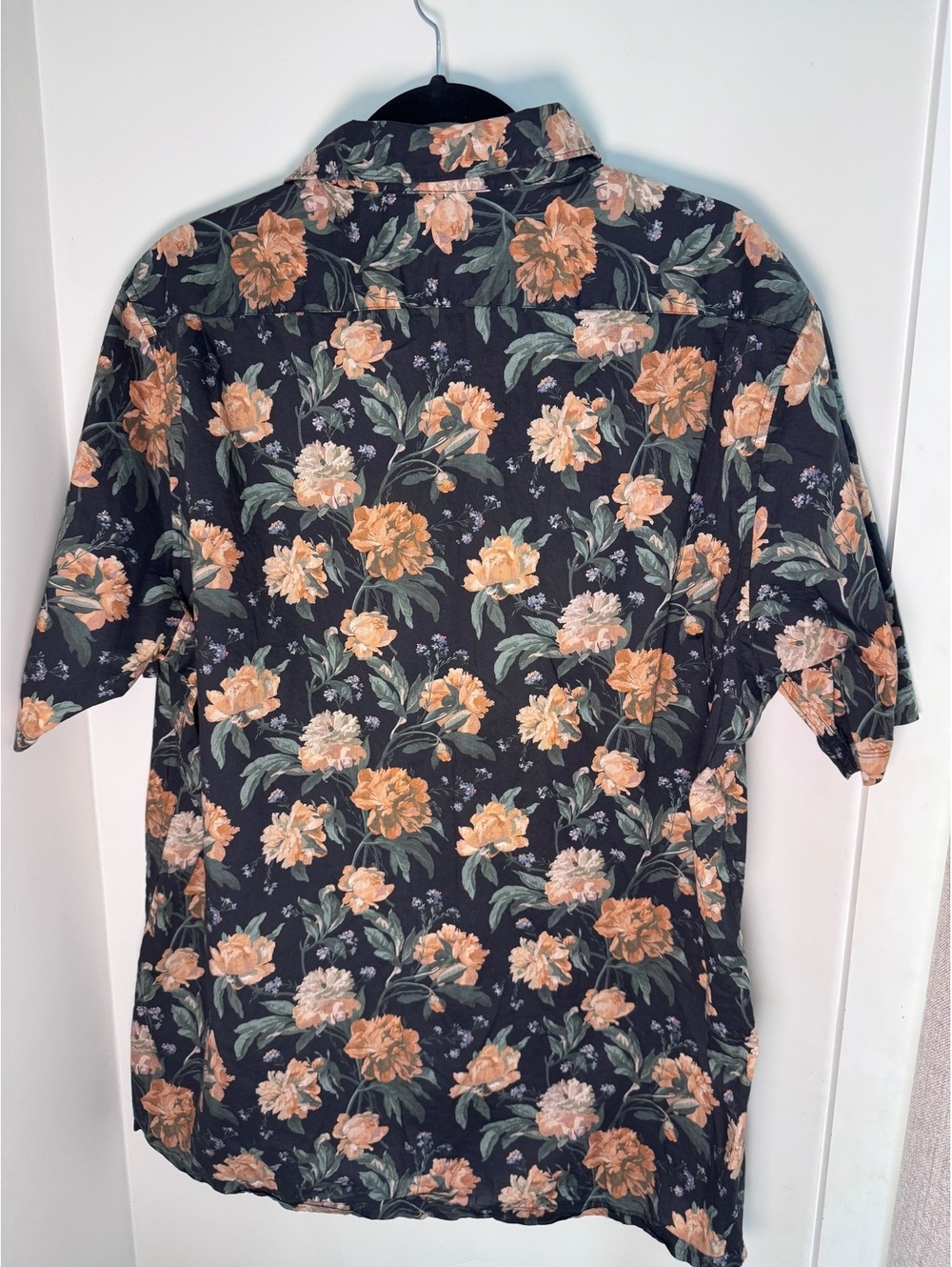 Good Man Brand men’s floral button-front shirt, size XL